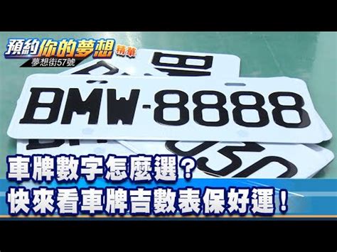 車牌數字吉凶查詢